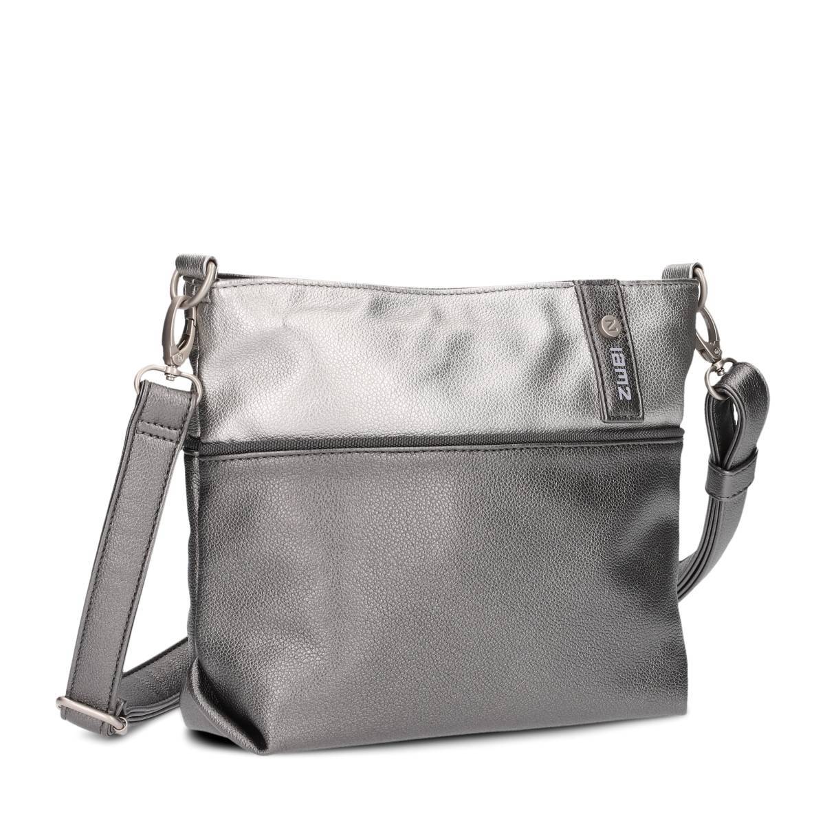DIRRONA Borsa Donna Multitasche Nylon Impermeabile - Tracolla, 24x15x26 Cm, Grigio - Foto 12