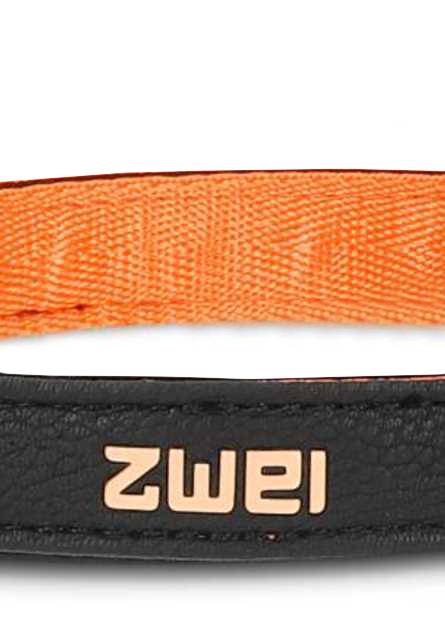 ZWEI Leo LE10 Collier Chien Cuir Synthétique – Réglable 28-38cm – Petite/moyenne Taille – I Love My Dog