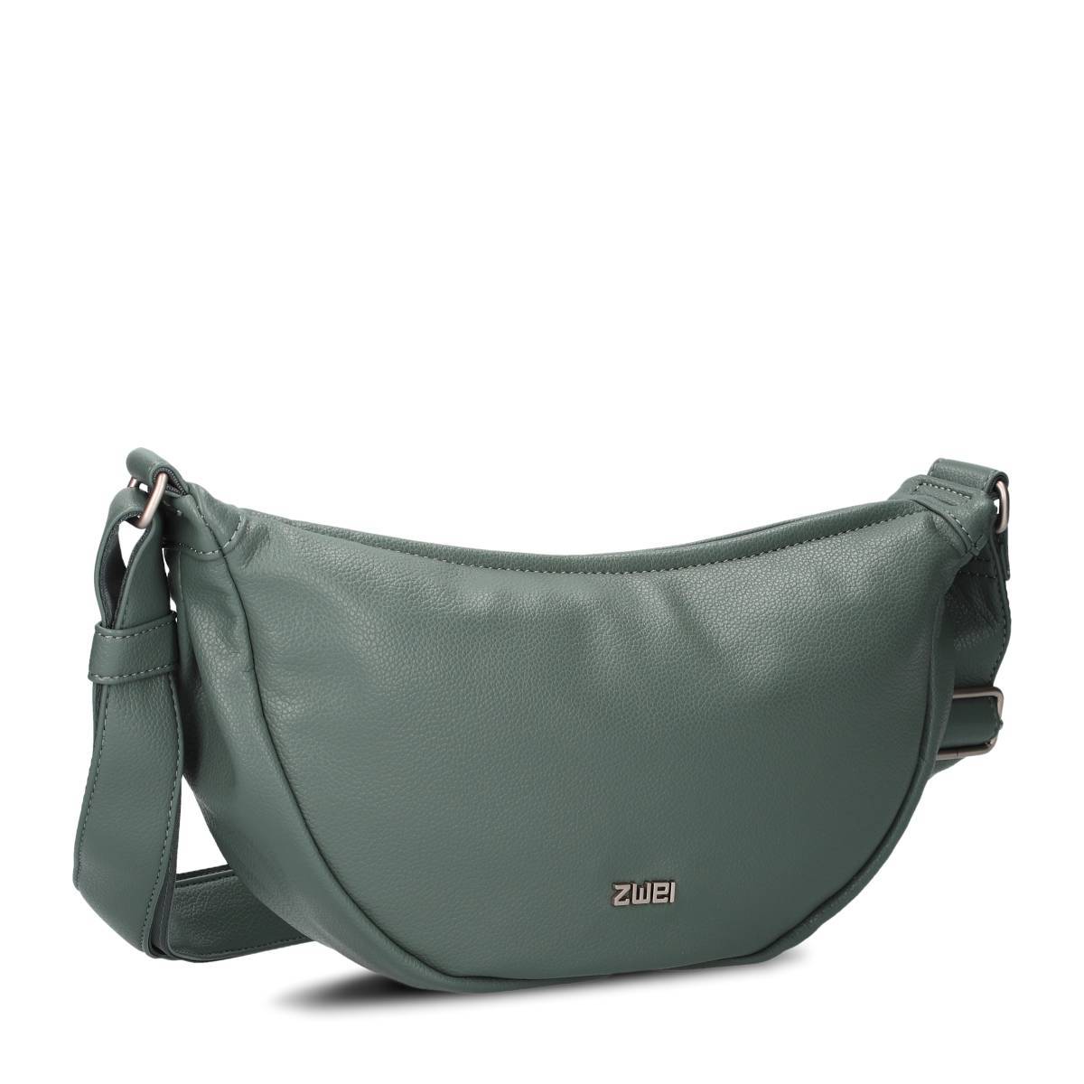 Sac Bandoulière Zwei Mademoiselle M70 - Forme Demi-lune, Bleu Marine, Polyuréthane, Réglable - 3