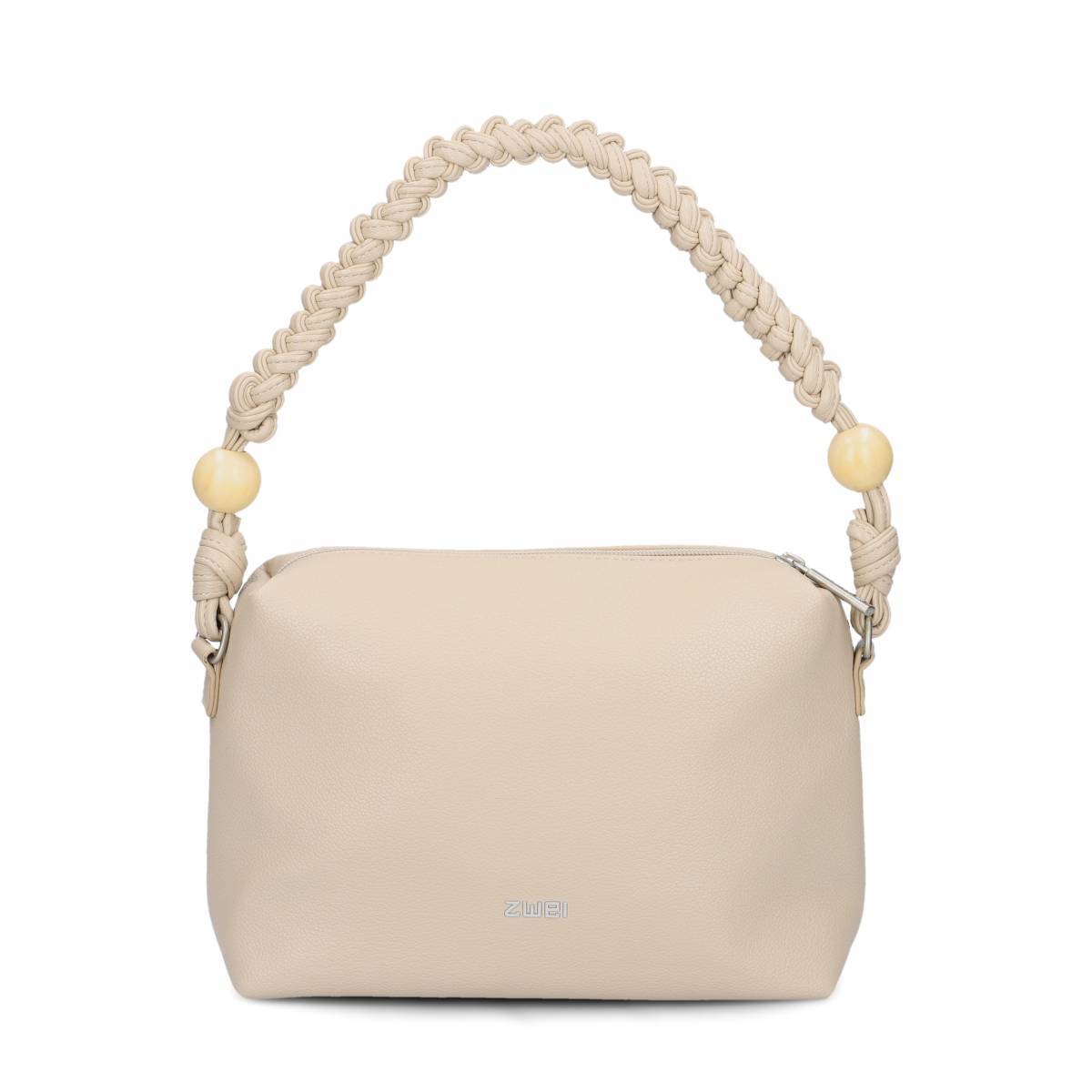 SAC MARSALA EN PERLES COLORÉES ROSE POUDRÉE