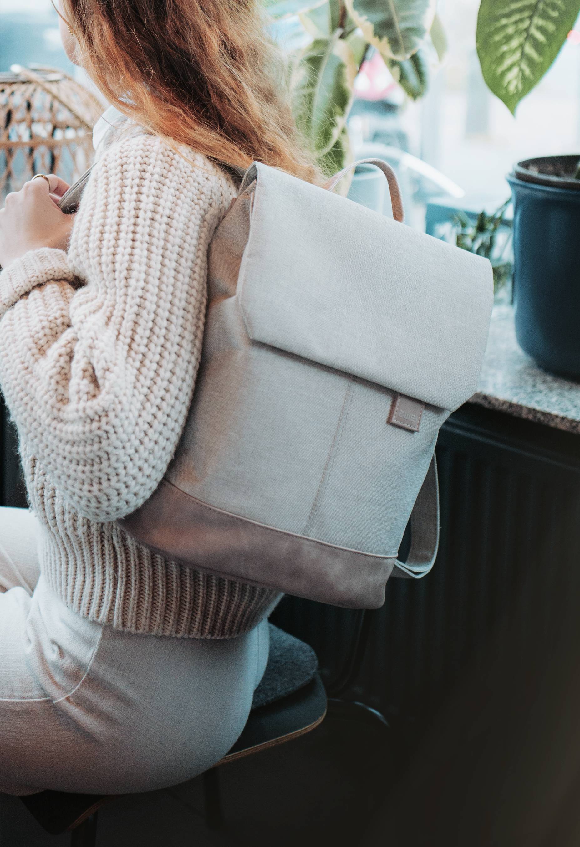 【SATIIIZ】Eron Multi-Double Bag Travel 3000 Shoulder Bag X - Multipocket slouchy bag in