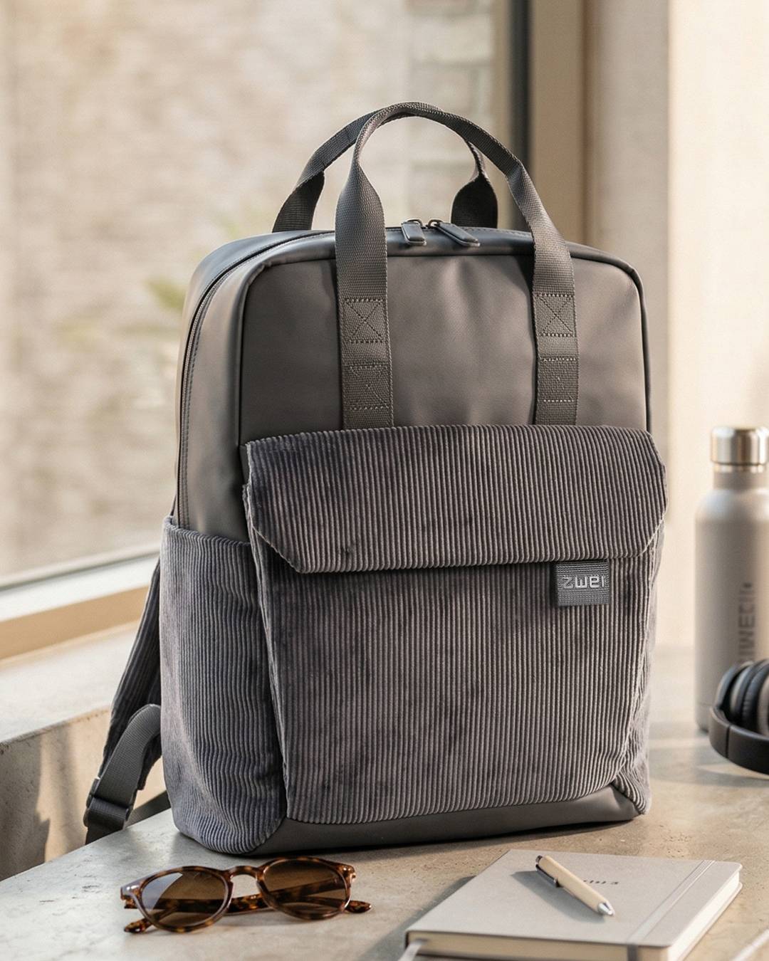 ZWEI® Backpack with Mini-Bag :: LOU LUR160